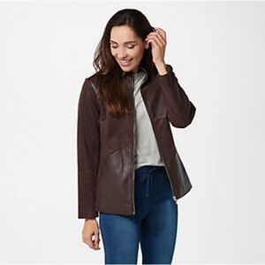 Belle by Kim Gravel Two-Tone Brown Jacket